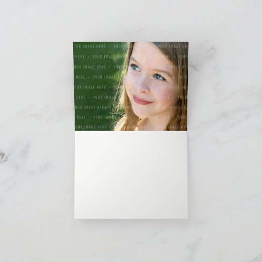 DANK: U vleit met mitzvah goud confetti paars Bedankkaart (Binnen)