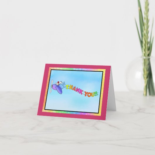 Dank u Vlieger Bedankkaart (Voorkant)