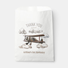 Dank u Vliegtuig partij gunst tassen Bedankzakje