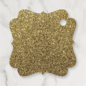 Dank u vlinder gouden quinceanera bedankjes labels (Achterkant)