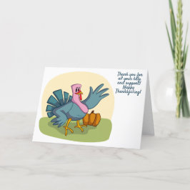 Dank u voor al uw hulp bedankkaart