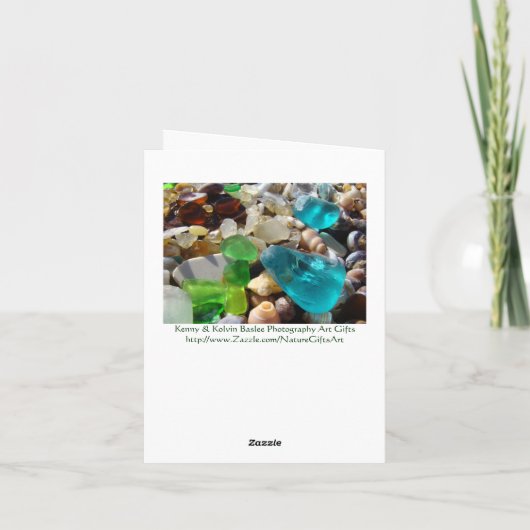 Dank u voor al Uw Strand van Notecards van het Bedankkaart (Achterkant)