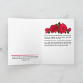 Dank U voor alles (Johannes 15:12-13) Kaart (Binnen)