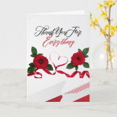 Dank U voor alles (Johannes 15:12-13) Kaart (Gele Bloem)