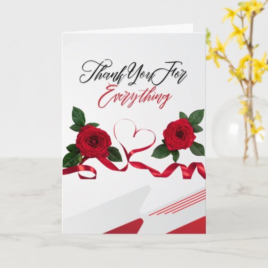 Dank U voor alles (Johannes 15:12-13) Kaart (Gele Bloem)