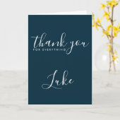 DANK U VOOR alles wat bewerkbaar is op de naamkaar Kaart (Gele Bloem)