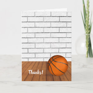 Dank u voor basketbal coach Kaart