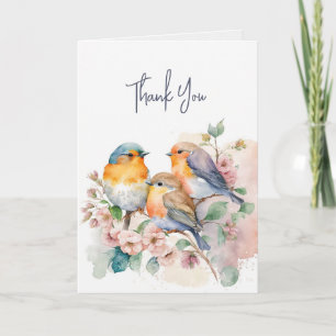 Dank u voor Blauwvogels Kaart