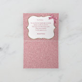 Dank u voor de Baby shower cadeaus Bedankkaart (Binnen)