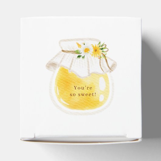 Dank u voor de bijenbox bedankdoosjes (Bovenkant)