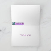 Dank u voor de Bloemen - bloei boeketKaart Bedankkaart (Binnen)