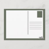 dank u voor de bloemen die u als vrijwilliger heef briefkaart (Achterkant)