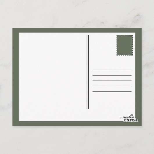 dank u voor de bloemen die u als vrijwilliger heef briefkaart (Achterkant)