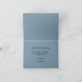 Dank u voor de bloemen Opmerking Kaart, oude kerk Bedankkaart (Binnen)