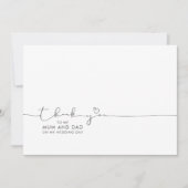 Dank u voor de boodschap van de huwelijksdag van m (Voorkant)