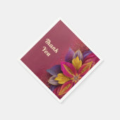 Dank u voor de bruiloft cadeau tassen servet (Hoek)