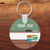 Dank u voor de cadeautjes van de leraar sleutelhanger (Voorkant)