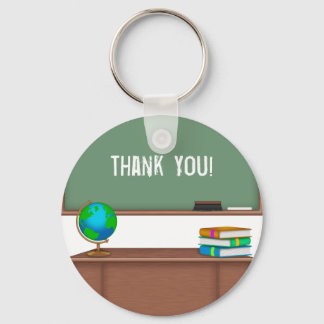 Dank u voor de cadeautjes van de leraar sleutelhanger