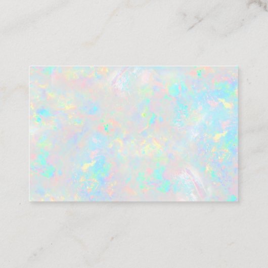 dank u voor de duidelijke optische achtergrond visitekaartje (Achterkant)