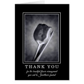 Dank u voor de Flowers Funeral Service Tulip (Voorkant)