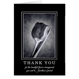 Dank u voor de Flowers Funeral Service Tulip