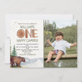 Dank u voor de foto Happy Camper Bedankkaart (Voorkant)