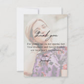 dank u voor de foto ' s met een schitterende kalli (Achterkant)