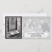 dank u voor de foto van de mat bedankkaart (Voorkant)