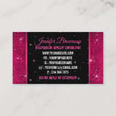 Dank u voor de glinsterende sierjuwelen visitekaartje (Achterkant)