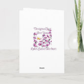 Dank u voor de gulle giftKaart Bedankkaart (Achterkant)