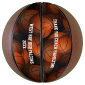 dank u voor de herdenkingsceremonie voor basketbal (Verticaal)