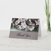 dank u voor de kaartenbloemen bedankkaart (Voorkant)