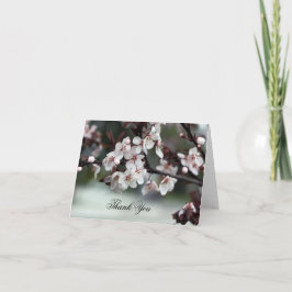 dank u voor de kaartenbloemen bedankkaart