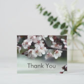 dank u voor de kaartenbloemen briefkaart (Staand voorkant)