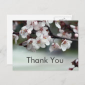 dank u voor de kaartenbloemen briefkaart (Voorkant / Achterkant)