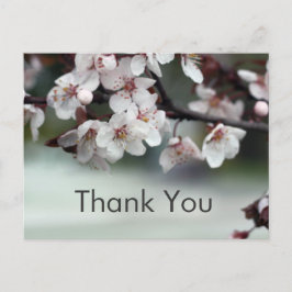 dank u voor de kaartenbloemen briefkaart