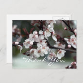 dank u voor de kaartenbloemen briefkaart (Voorkant / Achterkant)