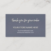 Dank u voor de kleine zakelijke moderne Boho Kortingskaartje (Achterkant)