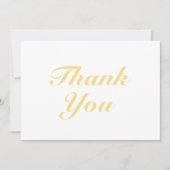 Dank u voor de lichte gouden elegante scriptnotiti (Voorkant)
