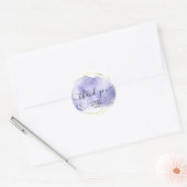 Dank u voor de minimalistische logo lavender met e ronde sticker (Envelop)