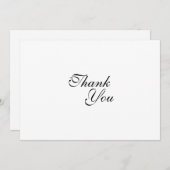 Dank u voor de sjabloon van de bruiloft (Voorkant / Achterkant)