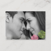 Dank u voor de Tafel Plaats Kaarten Roze Groene Bl Plaatskaartje (Achterkant)