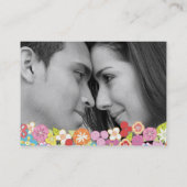 Dank u voor de tafel plaats kaarten zomer lente plaatskaartje (Achterkant)