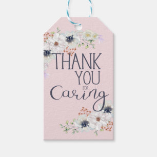 Dank u voor de waardering van de zorgverlener cadeaulabel