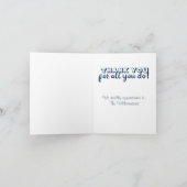 Dank u voor de waardering van de zorgverlener kaart (Binnen)