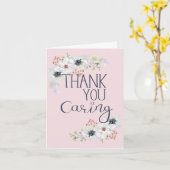 Dank u voor de waardering van de zorgverlener kaart (Gele Bloem)