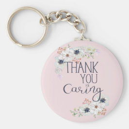 Dank u voor de waardering van de zorgverlener sleutelhanger