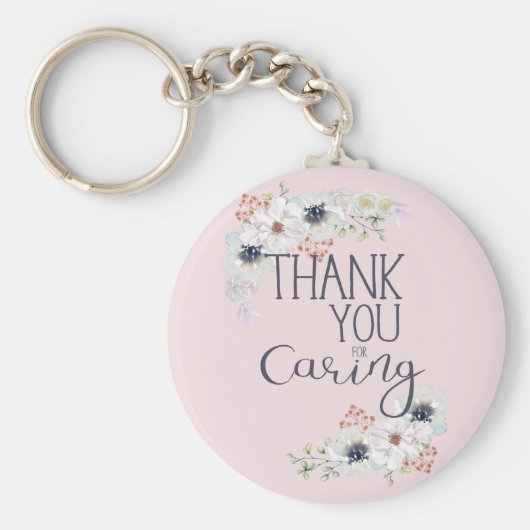Dank u voor de waardering van de zorgverlener sleutelhanger (Voorkant)