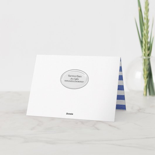 dank u voor de witte vleermuis op stripe kaart (Achterkant)