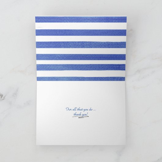 dank u voor de witte vleermuis op stripe kaart (Binnen)